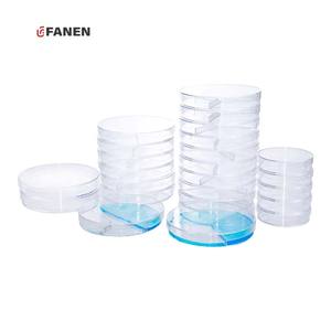 Fanen Lab Use Alta PS 60mm 90mm 150mm Não Compartimentado Plásticos <span class=keywords><strong>Petri</strong></span> Pratos Plásticos de Cultura de Células Bacterianas - Product Image 2