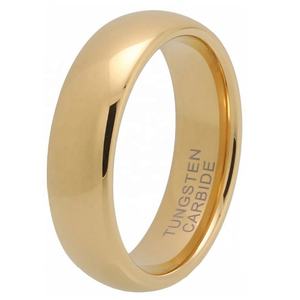 Custom Hypoallergenic Non Tarnish Waterproof <b>Ring</b> Design 14k 18k Gold Plated <b>Ring</b> Engagement <b>Tungsten</b> <b>Ring</b> for Women - Product Image 1