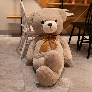 Extra <b>Large</b> Teddy Bear <b>Plush</b> Toy Black and White cat Doll Ribbon Bear Gift for Girls Birthday Hug Love Big Bear - Product Image 6