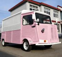 Camión de Comida Eléctrico Personalizado para Helados con Cocina de Acero Inoxidable, Remolque Móvil de Venta con Certificación CE/DOT para EE. UU.