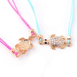 12 Pz/set Delle Donne Placcato Oro Del Rhinestone Sea Turtle Fascino Zircone Sveglio Del Braccialetto New <span class=keywords><strong>con</strong></span> il Regalo - Product Image 6