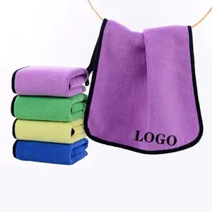 China factory seller 800 GSM Towels Wash Cleaning Cloths Thick Plush Towel Microfiber Car Towel for Car Wash Accessories