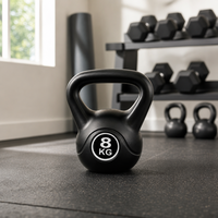 Kettlebell en PVC pour l'entraînement musculaire à domicile, la musculation et le fitness
