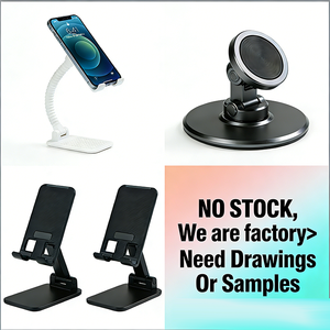 تخصيص البلاستيك طوي حامل هاتف المحمول العالمي قابل للتعديل طوي سيارة هاتف سطح المكتب المتنقل حامل هاتف المنتجات والقوالب - Product Image 3