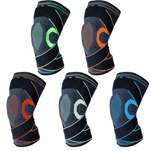 Genouillère de compression unisexe multicolore pour la course et tous les sports - Product Image 1