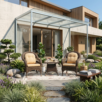 Meiqi Modernes Aluminium-Rahmen Sofa Stuhl PE Korbgeflecht Rattan Wasserdichtes Langlebiges Sofa-Set für Hotel Park Garten & Außenbereich