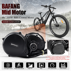 Bicicleta Eléctrica de Montaña de 29" 500W con Motor Central / Bicicleta Eléctrica de Suspensión Completa Mtb con Rueda de 29 Pulgadas para Hombres - Product Image 3