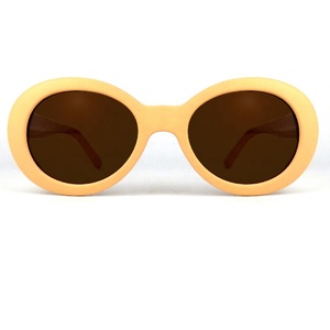 Promoción gafas barato ligero amarillo oval vintage gafas de sol 2019 - Product Image 5
