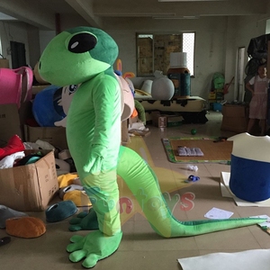<span class=keywords><strong>Disfraz</strong></span> de Mascota de <span class=keywords><strong>lagarto</strong></span> verde Funtoys para Anime Cosplay dibujos animados para fiesta de Carnaval - Product Image 2