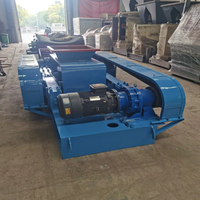 Concasseur à double rouleaux industriel de 150 kW 2PGC600x1200 : Équipement de concassage à rouleaux lourd de 19 tonnes