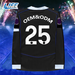 26 Nuevas Camisetas de Fútbol Personalizadas del <span class=keywords><strong>Chelsea</strong></span>, Estilo Visitante, con Número y Emblema, Versión para Fanáticos y Jugadores, Manga Larga - Product Image 1
