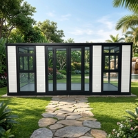 Maison de jardin modulaire préfabriquée, conteneurs pour hôtels et complexes hôteliers, maison conteneur pliable et extensible de 40 pieds pour maison de luxe extérieure