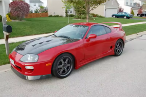 Nuevo capó de motor de fibra de carbono para capó 93-20 Toyota <span class=keywords><strong>Supra</strong></span> JZA80 MK4 <span class=keywords><strong>A80</strong></span> - Product Image 6