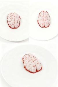 Jouet fantaisie moelleux et amusant en forme de cerveau effrayant pour Halloween, le festival des démons et des citrouilles - Product Image 4