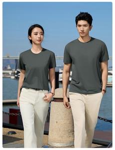 Oferta de Camisetas Personalizadas de Algodón para Hombre con Etiquetas Interiores y Tarjetas con su Logotipo Gratis, Camisetas Básicas para Hombre para Impresión - Product Image 4
