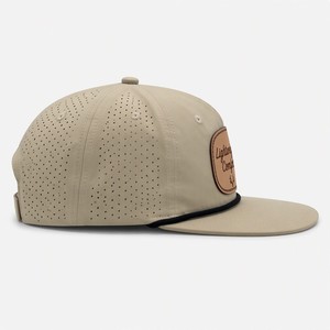 Gorra de Béisbol Personalizada al por Mayor con Logotipo, 6 Paneles, de Secado Rápido, Transpirable, Impermeable, Unisex, para Adultos, de Lona Ajustable, de Seda - Product Image 3