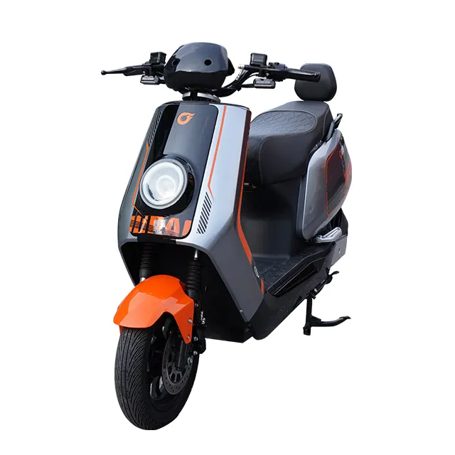 Mattschwarzes Elektro-Stadtfahrrad 60 V 750 W 1000 W Liefer-Scooter Motorrad für den Stadtverkehr elektronisches intelligentes Fahrrad