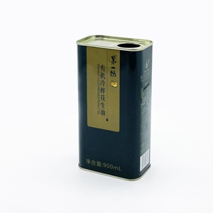 Lata Rectangular de Hojalata para Aceite Comestible de 900 ml con Impresión Offset, Logotipo Personalizado y Superficie Lacada para Aceite de Oliva - Product Image 2