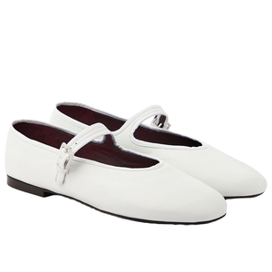 Custom Factory Plus Size Comfortable <b>Square</b> Toe Flat Dance Shoes Rubber Outsole <b>Adjustable</b> Strap Buckle Strap Closure - Product Image 1