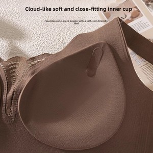 <span class=keywords><strong>Reggiseno</strong></span> Estivo Sottile Senza Cuciture e Senza Ferretto, Riduce il Volume Sotto il Seno, Previene la Caduta, Modellante per Tutte le Stagioni, Coppe Fisse - Product Image 4