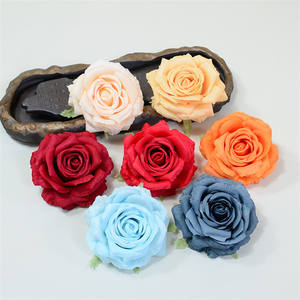 Cabezas de Rosa de Seda de 12 cm al por Mayor, Flores Realistas para Decoración de Bodas, Eventos y Arreglos de Pared - Product Image 1