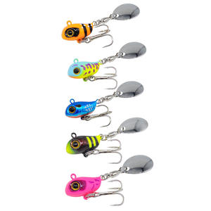 Spinnerbait <span class=keywords><strong>VIB</strong></span> 10g à roulement haute vitesse, leurre spinner à queue métallique avec film sonore - Product Image 1