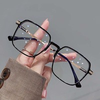 Lunettes de soleil tendance ultra-légères 2025 avec monture transparente, anti-reflet, effet amincissant et grand cadre pour l'extérieur