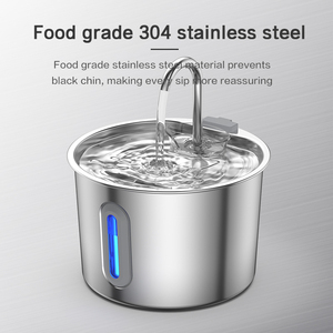 Cat & Dog التلقائي الجديد من الفولاذ المقاوم للصدأ 2.2L مضخة صامتة متعددة المرشحات عالية الجودة في الأماكن المغلقة - Product Image 3