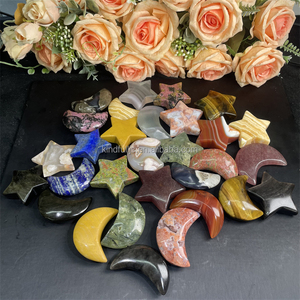 Lapis Lazuli หินแคลไซต์สีเหลืองรูปดาวคริสตัลรักษาธรรมชาติสำหรับตกแต่ง - Product Image 2