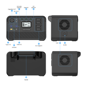 Station d'alimentation portable 1200 W, générateur solaire extérieur 960 Wh, batterie LiFePO4 mobile, pack de batterie de secours pour générateur solaire - Product Image 2