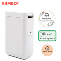 Niimbot D101 10-27mm Label Printer Mini Penanda Label Termal Portabel untuk Toko Alat Tulis Kantor Rumah Pintar