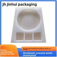 Emballage en coton perlé sur mesure, flocage, rainurage EPE, perforation, acceptant les dessins/échantillons des clients pour