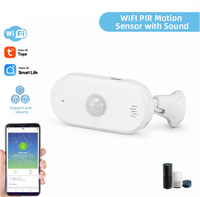 Détecteur de mouvement infrarouge intelligent Tuya pour la maison, capteur PIR antivol, détecteur PIR WIFI Tuya avec alarme sonore de 80 dB, sécurité domestique et industrielle