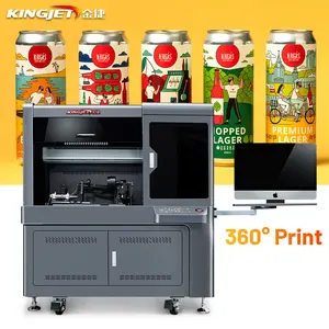 For Platinum Pro Kingjet uv cylinder printer automatic cosmetic printing machine pen glass golf ball bottle rotary uv printer