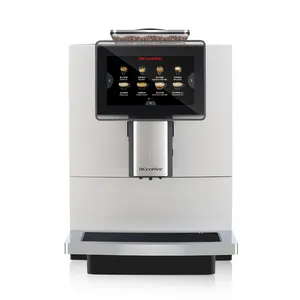 H10 Mesin Kopi Layar Sentuh, Mesin Espresso Otomatis Sepenuhnya Putih Antarmuka Multi-bahasa
