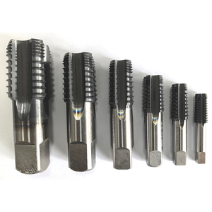 M35 HSS-Co TiCN Robinet de tuyau à cannelure en spirale revêtu de noir Robinet standard <span class=keywords><strong>NPT</strong></span> - Product Image 3