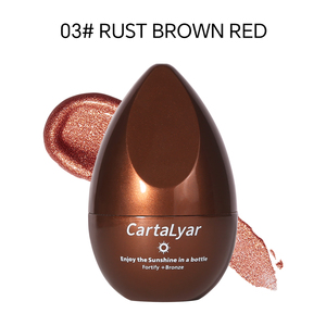 Contour Bronzer Impermeable Ajuste de larga duración Tono de piel Contorno facial Resalte líquido - Product Image 5