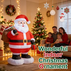 YTSF-D8 Customized Giant <strong>Inflatable</strong> Father Christmas Santa <strong>Xmas</strong> Party <strong>Decor</strong> Model with Electric Air Pump &amp; Water Resistant - Product Image 5