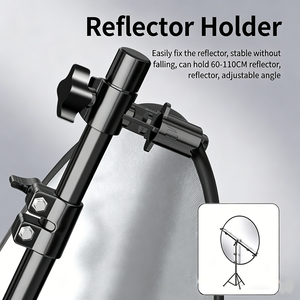 Bras télescopique pour réflecteur 360° °   Barre transversale rotative pour support de photographie, réflecteurs photo, diffuseurs, panneaux souples - Product Image 2