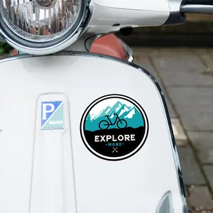 Adesivi per Tank personalizzati in vinile adesivi per bici, grafica del cerchione del motociclo e Motor Stickering disegni etichetta per imballaggi in sporco