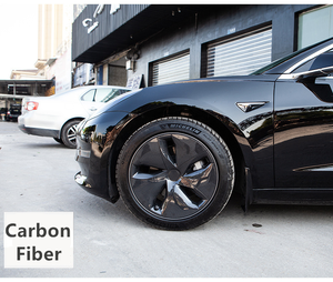 4PCS aplicable para <span class=keywords><strong>Tesla</strong></span> modelo <span class=keywords><strong>3</strong></span> 2017-2020 modelos <span class=keywords><strong>tapacubos</strong></span> modificación 18 pulgadas automóvil rueda cubierta de rueda de Model3 Accesorios - Product Image 1