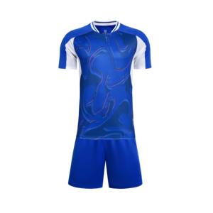 工厂批发100% 涤纶足球服定制标志升华足球服制造商 - Product Image 3