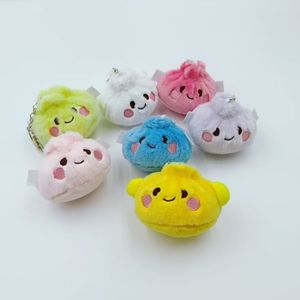 Llavero de peluche con forma de comida, bonito colgante de muñeco de peluche con forma de bollo, de tela de algodón suave, llavero de peluche temático, regalo promocional OEM ODM - Product Image 3