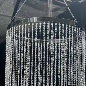 Lustre de perles de cristal suspendu décoratif de <span class=keywords><strong>plafond</strong></span> de <span class=keywords><strong>salle</strong></span> de <span class=keywords><strong>mariage</strong></span> pour la décoration de <span class=keywords><strong>plafond</strong></span> de hall d'hôtel de <span class=keywords><strong>mariage</strong></span> - Product Image 5