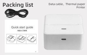 58 Mét mini không dây xách tay USB màu xanh răng nhãn Máy in nhiệt cho 2inch di động nhận Sticker in ấn nhãn - Product Image 4