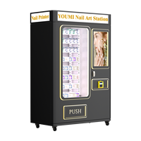 Machine distributrice intelligente d'impression 3D pour nail art DIY, facile à utiliser, pour la vente au détail en rue ou les centres commerciaux