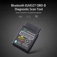 Adaptador Bluetooth OBD2 HH V2.1 ELM327 para Aplicaciones Android y Diagnóstico del Motor, Adaptador OBD2 ELM327