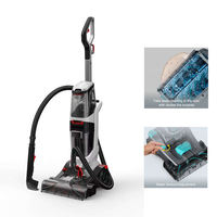 Extracteur de tapis multifonctionnel, aspirateur puissant pour nettoyage humide et sec des tissus d'ameublement, idéal pour hôtels, maisons et nettoyage des taches sur canapés