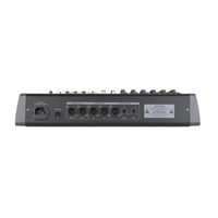 Console de mixage audio professionnelle XTUGA HL-G10 10 canaux 7 bandes EQ en métal avec 99 effets DSP et enregistrement USB pour studio d'enregistrement
