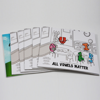 Impresión de Libros a Granel con Offset Personalizado, Encuadernación de Tapa Blanda, Papel con Revestimiento Brillante o Mate, Impresión de Libros Infantiles a Todo Color